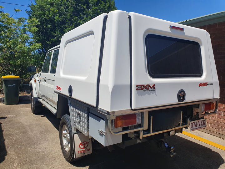 3XM Fleet Series Canopy to suit any Dual cab including tray