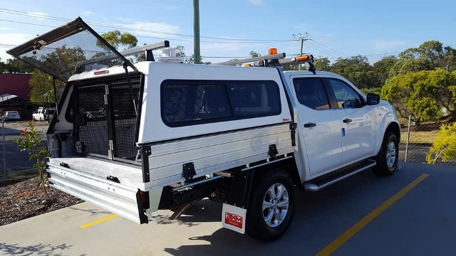 3XM Trayback Series canopy with Lift Up Window to suit any Dual Cab tray